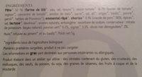 Pizza Chorizo, Bio Ingredients
