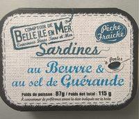 Sardines Au Beurre Et Au Sel De Gurande, 115g Report Card