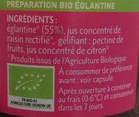 Prparation Eglantine Bio Ingredients
