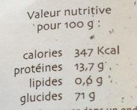 Maca Crue Bio 100 Comprims Sol Semilla Ingredients