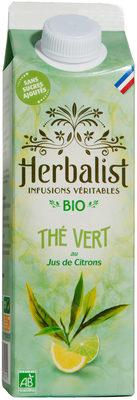 Herbalist Bio Th Vert Jus Citrons