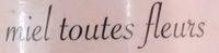 Miel Toutes Fleurs Ingredients