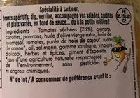 Delice De Tomates Sechees Ingredients