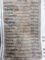 Proteine De Riz Vanille Ingredients