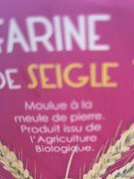 Farine De Seigle Ingredients