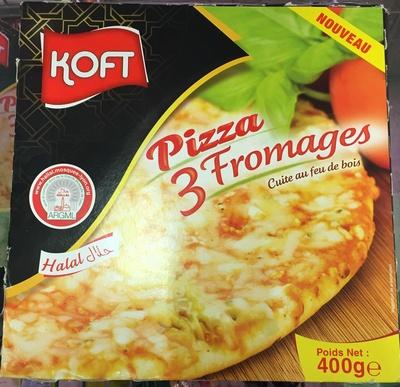 Pizza 3 Fromages Cuite Au Feu De Bois
