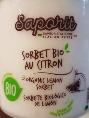 Sorbet Au Citron Bio
