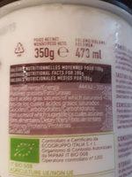 Sorbet Au Citron Bio Ingredients