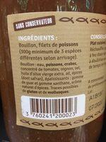 Bouillabaisse LE MARMITON Ingredients