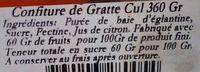 Gratte-cul Ingredients