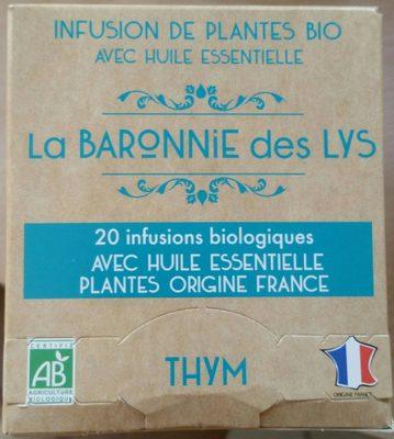 La Baronnie Des Lys Infusion Bio Thym. BT