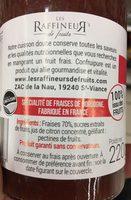 Confiture De Fraise Ingredients