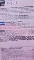 Chocolat Noir 70% Ingredients