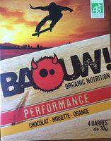 Barre Junior Performance Chocolat Noisette Orange Report Card