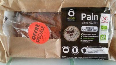 Pain Sans Gluten Brioch Chocolat Noir