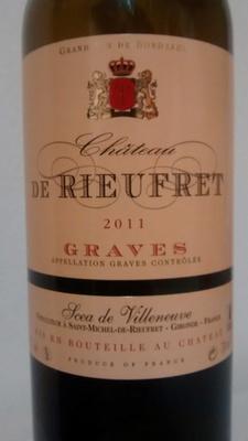 Chteau De Rieufret, Graves, 2011