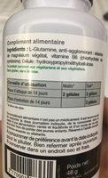 L-glutamine Nhco 84 Gelules Ingredients