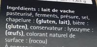 Le Petit Touquet (32% MG) Ingredients