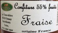 Confiture Fraise Report Card