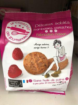 Delicieux Sabls Framboises, Pistaches