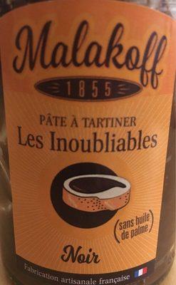 Pate A Tartiner Les Inoubliables Noir