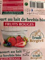 Yaourt Au Lait De Brebis Bio.  Fruits Rouges Report Card