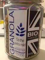 Granola Noisettes Cranberry Raisins Report Card