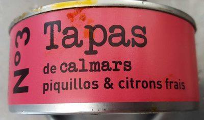 Tapas De Calmars Piquillos & Citrons Frais