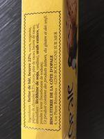 Sabls D'Opale Au Ppites De Chocolat Ingredients