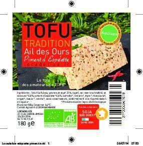 TOFU Ail Des Ours Et Piment D'espelette