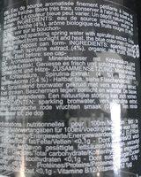 Eau Antioxydante  La Spiruline Ingredients