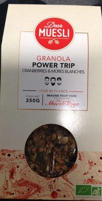 Granola Power Trip : Cranberries & Mres Blanches