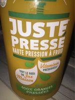 Jus 100% Oranges Presses Avec Pulpe Report Card