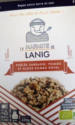 Pole Sarrasin Pomme Et Algue Kombu Royal