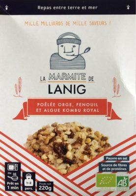 Pole Orge, Fenouil Et Algue Kombu Royal