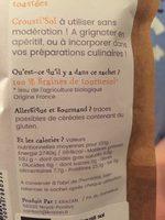 Crousti'sol Ingredients