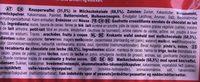 KitKat Chunky Ingredients