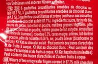 Kit Kat Mini Mix (Original, Noisette, Blanc) Ingredients