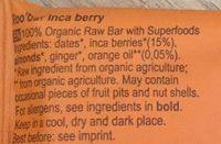 Inca Berry Ingredients