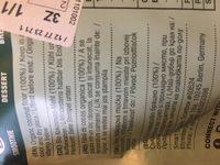 Farine De Coco Ingredients