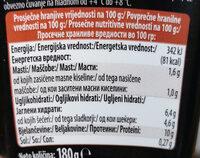 Protein Puding Okolada Nutrition Label