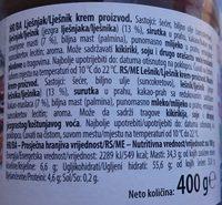Krem Namaz Ingredients