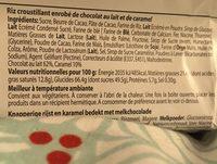 Crunchy Caramel Ingredients