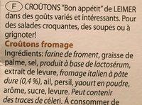 Croutons, Kse Ingredients