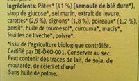 Soupe Instantanee Printemps 34G Demi L Ingredients