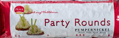Party Rounds Pumpernickel