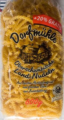 Oberschwbische Landnudeln Spiralen