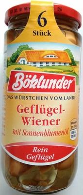 Geflgel-Wiener Mit Sonnenblumenl