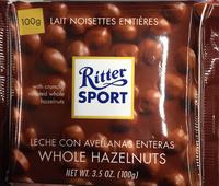 Ritter Sport Lait Noisettes Entires Report Card