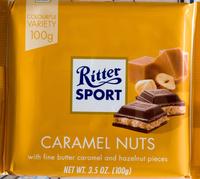 Ritter Sport Caramel Noisettes Report Card
